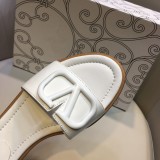 V Buckle Metal Open Toe Flat Sandals GDLW-615-10