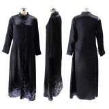 Fashion Split Loose Casual Shirt Dress SFY-489