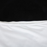 Solid Patchwork Long Sleeve T Shirt GAXB-A229TP
