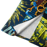 Fashion Print Tight Half Body Skirt MZ-2867