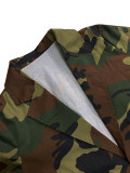 Long Sleeve Camouflage Long Coat LSD-2207