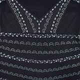 Sexy Mesh Hot Drill Halter Backless Mini Dress BY-6959