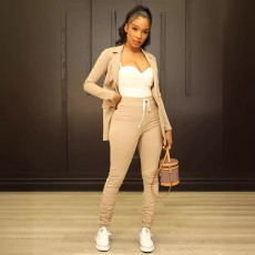 Long Sleeve Blazer Casual Pants Two Piece Set SFY-501