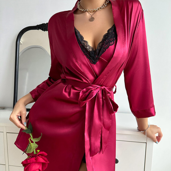 Sexy Homewear Halter Nightgown Dress GDNL-H83601