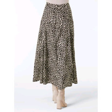 Plus Size Casual Loose Leopard Print Half-body Skirt GAWE-6304