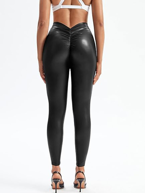 Sexy PU Leather Pencil Pants GWDS-240702
