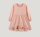 Kids Girl's Print Long Sleeve Loose Dress GASD-1549