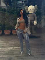 Vintage Straight Leg Loose Jeans YMEF-52025