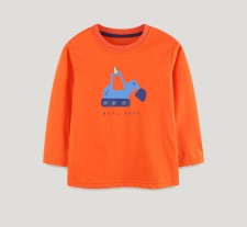 Kids Boys Solid Color Print T Shirt GASD-5402