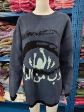 Long Sleeve O Neck Print Sweater GBLH-9882#