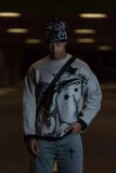O Neck Print Long Sleeve Knits Sweater GBLH-9877#