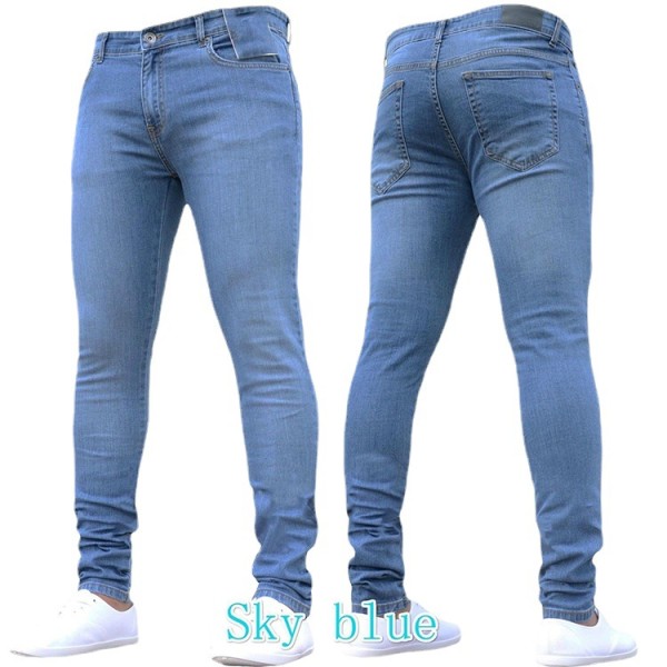Men's Plus Size Casual Denim Tight Jeans GDMY-1083
