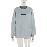 Long Sleeve Loose Sweatshirt Tight Shorts Fashion Casual Suit FL-JY24386MHO