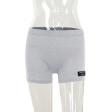 Long Sleeve Loose Sweatshirt Tight Shorts Fashion Casual Suit FL-JY24386MHO