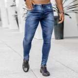 Men's Solid Color Slim High Waist Jeans GDMY-1968