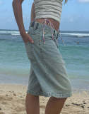 Denim Loose Fashion 5 Point Pants GDMY-FZ12125