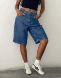 Denim Loose Fashion 5 Point Pants GDMY-FZ12125