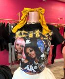 Pre Order: About 7 work days shipping Fashion Print Short Sleeve T-Shirts YUEM-Y220202