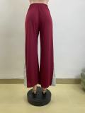 Fashion Patchwork Loose Pants QOUY-M6024