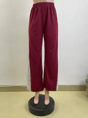 Fashion Patchwork Loose Pants QOUY-M6024