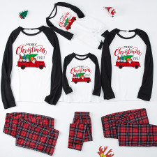 Christmas Letter Print Loungewear Parent-Child Set GFTM-JJF85-201