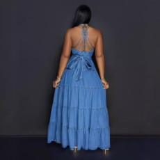 Sweet Sexy Backless Long Dress GADE-6500
