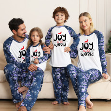 Christmas Prints Long Sleeve Parent-child Home Set GFTM-JJF99-207