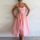 Plus Size Solid Color Sling Big Swing Maxi Dress GRST-24330