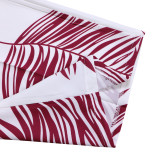 Plus Size V Neck Loose Print Two Piece Pants Set GCZF-8584