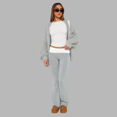 Fashion Loose Pockets Straight Pants LSD-2285