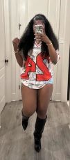 Pre Order: About 7 work days shipping Fashion V Neck Print T Shirt YUEM-220293