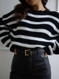 Loose Knit Pullover Sweater YMZY-82701