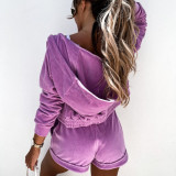 Casual Sport Hoodies Long Sleeve Pants Suit YMZY-0187