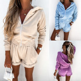 Casual Sport Hoodies Long Sleeve Pants Suit YMZY-0187