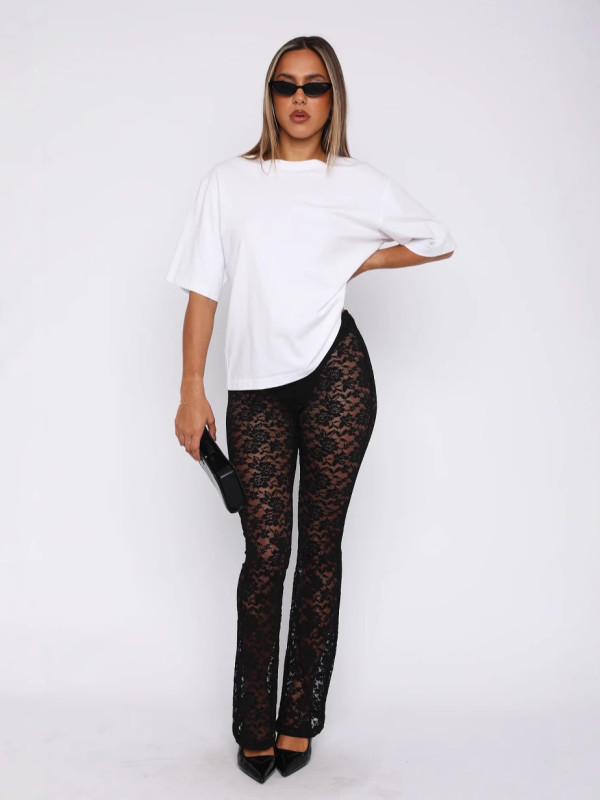 Sexy Nightclub Lace Pants MZ-2875