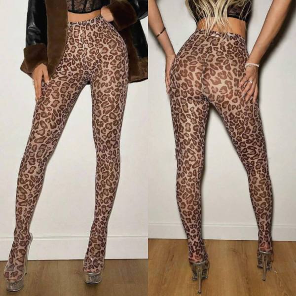 Pre Order: About 7 work days shipping Leopard Print Yoga Pants Sport Bottoms YUEM-500600