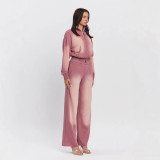 Long Sleeve Hooded Slim Two Piece Pants Set GBGF-5036-1