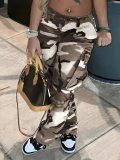 Straight-leg Camouflage Casual Pants GSMJ-1095