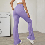 Solid Color Knits Micro Flare Pants GYSQ-CPBI3030