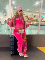 Hooded Thickened Print Long Sleeve Pant Suit GMJL-XH0008