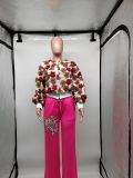 Casual Jacquard Plush Coat GMJL-XH031