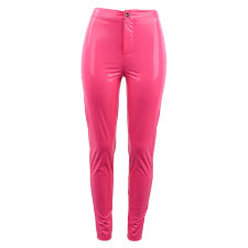 PU Leather Solid Color Tight Pant GPBY-15321
