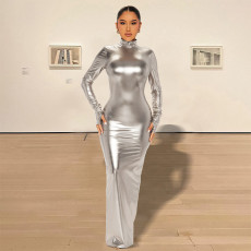Long Sleeve Backless Bodycon Dress GPBY-15124