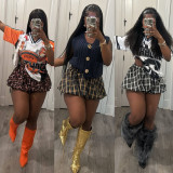 Printed Ultra Short Puffy Skirt LSD-2319