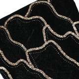 V Neck Sequin Tube Tops Long Dress CYA-901533