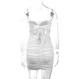 Sexy Backless Tie Up Tube Tops Dress YMYF-9230