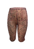 Fashion Animal Print t Slim Cropped pants GFCF-1327