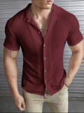 Men's Fashion Short Sleeve Solid Color T Shirt GJKL-TS-NZ-2320