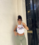 Sleeveless Print Tank Tops GYZY-8992