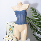 Lace Sexy Tube Top Backless Tops GNZD-51462THD
